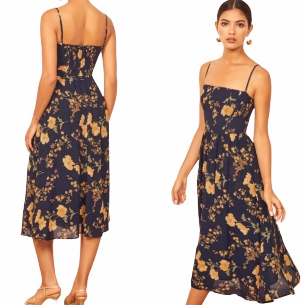 Reformation Rosehip dress in Bernadette Size 2